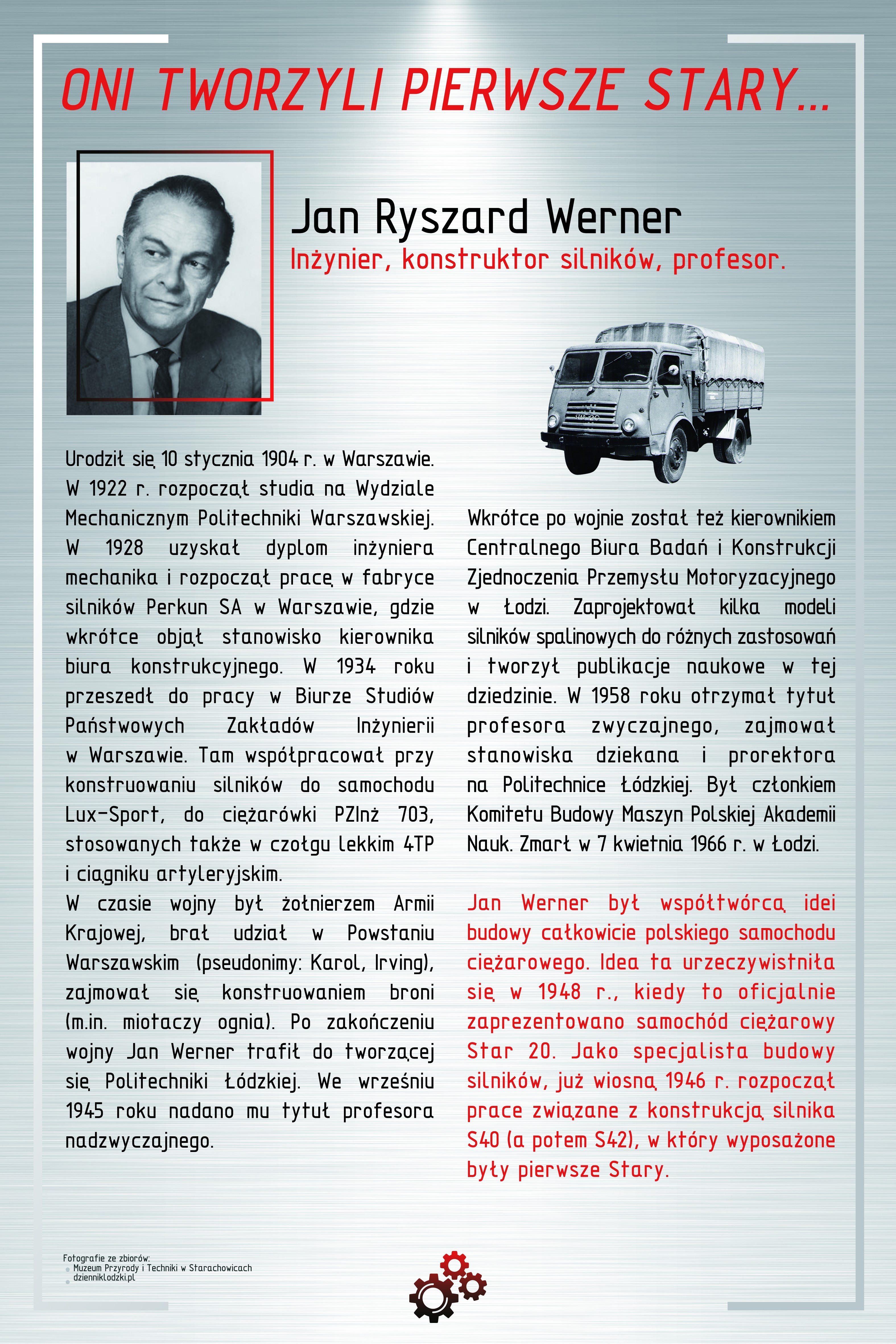Tablica twórców samochodu STAR